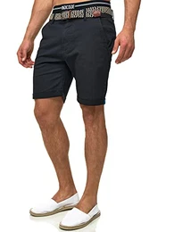 Herren Baltin Chino Shorts mit 5 Taschen Bermuda Herren Chino Shorts f. Männer Black S