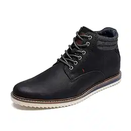 Herren Schwarz Stiefel Chukka Boots Motorrad Freizeitstiefel Klassische Stiefel SCHWARZ 43 (EUR) SBBO227M-E