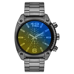 Herren Quarz-Chronograph Uhr mit Armband Overflow DZ4616