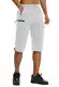 KEFITEVD Bermuda Shorts Herren 3/4 Stretch Radhose Leicht Wanderhose Atmungsaktiv MTB Hose Outdoor Schnell Trocknend Anglerhose Sommer Caprihose Trekking Jagd Weiß 34