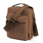 Ynport Crefreak Herren Canvas Umhängetasche Lässige Arbeitstasche mit Griff oben Braun