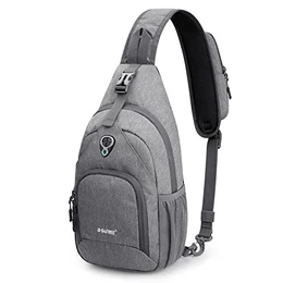 Brusttasche Schulterrucksack Sling Bags Umhängetasche Crossbody Herren Damen für Reise Wandern Radfahren Laufen Klettern