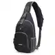 G4Free RFID-Schultertasche, Umhängetasche, Rucksack, Brusttasche, Umhängetasche, lässig, Fitnessstudio, Tagesrucksack, für Herren und Damen, Outdoor, Radfahren, Reisen, Wandern, dunkelgrau