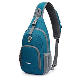 Brusttasche Schulterrucksack Sling Bags Umhängetasche Crossbody Herren Damen für Reise Wandern Radfahren Laufen Klettern