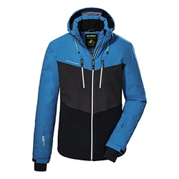 Herren Ksw 45 Mn Jckt Skijacke Funktionsjacke mit abzippbarer Kapuze und Schneefang, schwarz blau, M EU