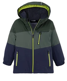 Unisex Fisw 3 Mns Jckt Skijacke Funktionsjacke mit Kapuze und Schneefang, brombeere, 110-116 EU