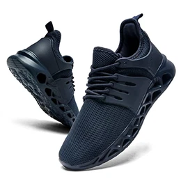 Schuhe Herren Laufschuhe Sneaker Outdoor Sportschuhe Turnschuhe Männer Joggingschuhe Atmungsaktiv Running Shoes Men Walking Schuhe Freizeitschuhe Fitness Schuhe Blau 43 EU