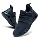 CAIQDM Schuhe Herren Laufschuhe Sneaker Outdoor Sportschuhe Turnschuhe Männer Joggingschuhe Atmungsaktiv Running Shoes Men Walking Schuhe Freizeitschuhe Fitness Schuhe Blau 43 EU