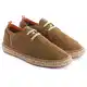 ABARCA. - Espadrilles, für den Sommer, aus Jute und Leder, handgefertigt in Spanien, lässig, flexibel, weich und atmungsaktiv, Oxford-Modell, Camel, 41 EU