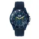 Ice-Watch - ICE chrono Blue lime - Blaue Herrenuhr mit Silikonarmband - Chrono - 020617 (Large)