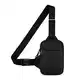 Sling Chest Crossbody Bag, Wasserdicht Schultertasche, Crossbody Bag Backpack für Männer und Frauen, die Outdoor-Sportarten wandern (Schwarz)