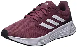 Herren Galaxy 6 Sneaker, Quiet Crimson/FTWR White/Shadow Maroon, 41 1/3 EU