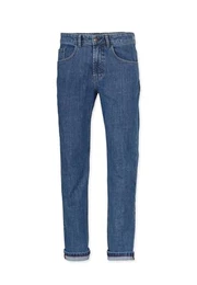 Herren Jeans Hose Basic aus Bio-Baumwolle, Stone-wash, Gr. W30 L30