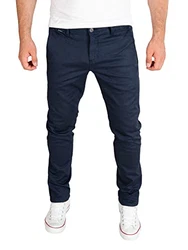 PITTMAN Andrew Chino Herren Hose Slim Fit Blau (193831)