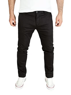 PITTMAN Andrew Chino Herren Hose Slim Fit Schwarz