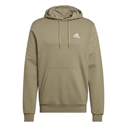 Herren Essentials Fleece Hoodie, Orbit Green/White, M