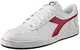 Diadora Unisex Magic Basket Low Icona Gymnastikschuh, Weiß Chili Pepper, 43 EU