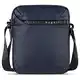 Bugatti Blanc Kleine Umhängetasche für Herren, Schultertasche Messenger Bag Kuriertasche, Blau