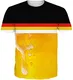 Loveternal Unisex 3D T-Shirt Herren Bier Ugly Shirt Casual Cool Grafik Kurzarm Tops Tees M