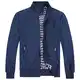 YOUTHUP Herren Jacke Regular Fit Sommer Übergangsjacke Leichtgewicht Freizeitjacke Bomber Sportjacke, Blau-B6601, M