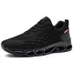 FATES TEX Völlig Wasserdicht Laufschuhe Herren Sportschuhe Turnschuhe Walkingschuhe Fashion Outdoor Casual Schuhe Fitness Running Sneaker(A-Pirat Schwarz,40 EU)