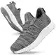 Feethit Damen Laufschuhe Turnschuhe Sportschuhe Sneaker Leichtgewichts Atmungsaktiv Walkingschuhe Outdoor Fitness Jogging Sportsschuhe 36 Grau