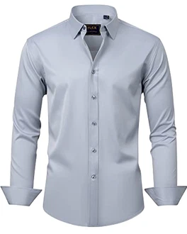 J.Ver Herren Hemd Regular Fit Grau