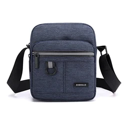 Hjkiopc Herren Schultertaschen Crossbody Bag Messenger Bag Blau