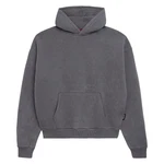 Prohibited Blanks einfarbiger Basic Oversized Hoodie Premium Herren & Damen Kapuzenpullover (Unisex) Grau