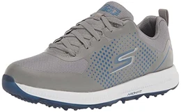 Herren Elite 5 Arch Fit Wasserdichter Golfschuh Sneaker, Grau/Blaue Punkte, 40 EU