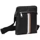 BOSS Herren Umhängetasche Ray S_S-zip env mit Signature-Streifen, Black