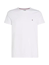 Herren S/S-T-Shirts, Weiß, L