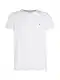 Tommy Hilfiger Herren S/S-T-Shirts, Weiß, L