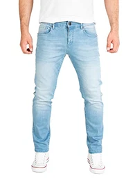 - Hellblaue Herren Jeans Hose Akon - Baumwoll Männer Jeans Slim Fit, Blau (Blue Shadow 174020), W32/L32