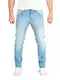 Yazubi - Hellblaue Herren Jeans Hose Akon - Baumwoll Männer Jeans Slim Fit, Blau (Blue Shadow 174020), W32/L32