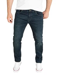 Herrenjeans Slim Fit Hosen Herren Jeans Modern Männer Jeanshosen Sommerjeans Mann Kleidung Blau Akon, Blau (Dark Sapphire 194020), W32/L32