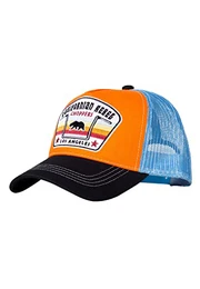 Herren Trucker Cap Frontpatch Baseballcap Biker Mesh Casualmode Chopper Motorrad California Rebel Californian Rebel