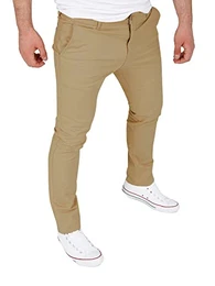 Glenn - Slim Fit Chino Freizeithose - Herren Hose - Männer Chinohosen Slim Fit, Beige (Incense 161010), W32/L32