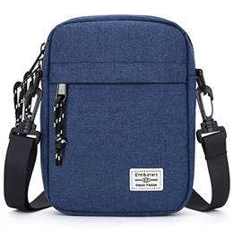 Umhängetasche Herren klein Handy Schultertasche Wasserdichte Reißverschluss Messenger Bag Kuriertasche Umhängetasche Klein Handytasche Schultertasche