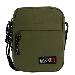 Herren Urban Umh ngetasche f r Herren Schultertasche Casual Taschen und Rei verschluss, Kaki, 17.5 x 22 5.5 cm EU