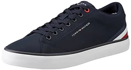 Herren TH HI Vulc CORE Low Stripes Vulkanisierter Sneaker, Desert Sky, 43 EU