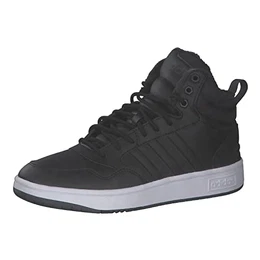 Herren Hoops 3.0 Mid Lifestyle Basketball Classic Fur Lining Winterized Shoes Sneaker, core Black/core Black/FTWR White, 43 1/3 EU
