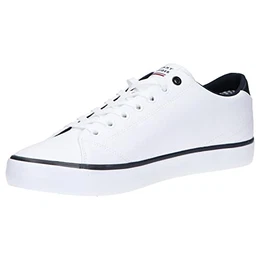 Herren TH HI Vulc CORE Low Leather Vulkanisierter Sneaker, White, 40 EU