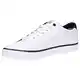 Tommy Hilfiger Herren TH HI Vulc CORE Low Leather Vulkanisierter Sneaker, White, 40 EU