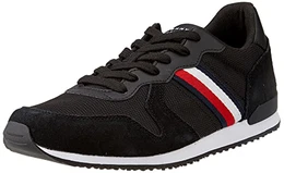 Herren Runner Sneaker Iconic Mix Runner Sportschuhe, Schwarz (Black), 41 EU
