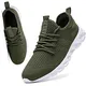 ZMBCYG Laufschuhe Herren Sneaker Sportschuhe Turnschuhe Straßenlaufschuhe Leichtgewichts Männer Running Schuhe Walkingschuhe Tennisschuhe Fitnessschuhe Joggingschuhe Grün 43 EU