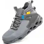 TimGoss Arbeitsschuhe Herren Damen S3 Sicherheitsschuhe Grau (998)