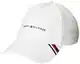 Tommy Hilfiger Herren Cap TH Downtown Jersey Basecap, Weiß (Optic White), Einheitsgröße