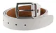 Tommy Hilfiger Herren Gürtel Denton 3.5 Ledergürtel, Weiß (Optic White), 80