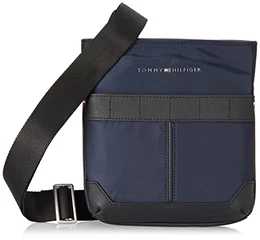 Herren Umhängetasche TH Elevated Nylon Mini Crossover Klein, Blau (Space Blue), Einheitsgröße